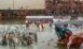 Religious Believers in a polluted River