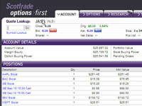 Scottrade OptionsFirst® advanced online trading tool
