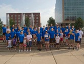 A team of Scottrade associates participated in the 2010 Susan G. Komen Race for the Cure in downtown St. Louis.
