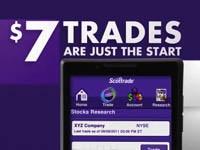 Scottrade advertising: Mobile trading app and $7 trade