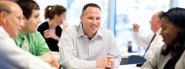 Culture and Values banner Scottrade associates at corporate headquarters