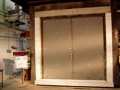 Puerta contrafuegos de madera