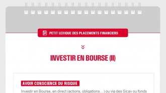 Petit lexique des placements financiers – Investir en bourse (II)