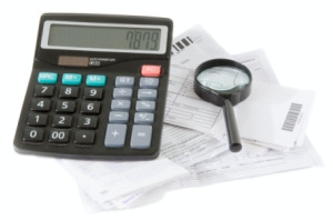 picture of calculator and paperwork