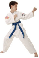 Picture of child in karate outfit