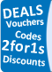 Deals, vouchers, codes, 2For1s, discounts