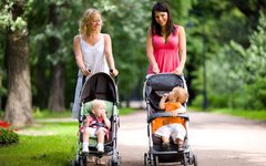 Номера в подарок при покупке детской коляски.