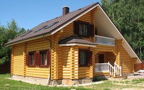 Скидка 10% на все деревянные элементы конструкции при заказе дома, бани или беседки из бревна или бруса. - Архилайн / Archiline