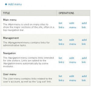 drupal-menu