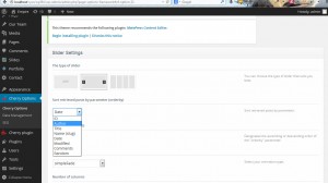 WordPress. How to change slides order in a slider (based on Cherry Framework-3