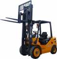 Straddle loader, diesel engine