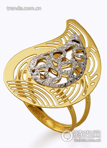Gold Expressions2011 黄金新趋势水滴戒指