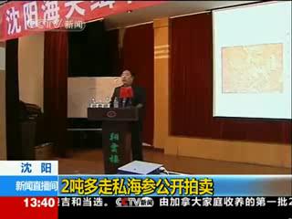 沈阳2吨多走私海参公开拍卖