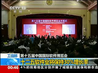 十二五期间 软件业将保持30%增长率