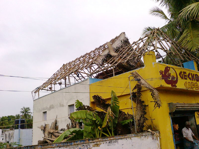 Le 1er étage en travaux 