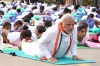 Narendra Modi doing Yoga