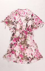 艾格夏季连衣裙 轻盈粉色浪漫情怀