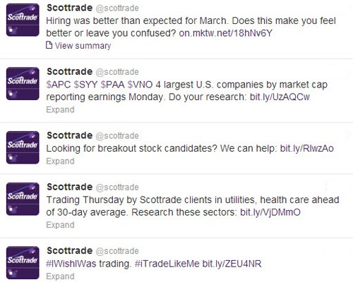 Scottrade Tweets Scottrade Tweets