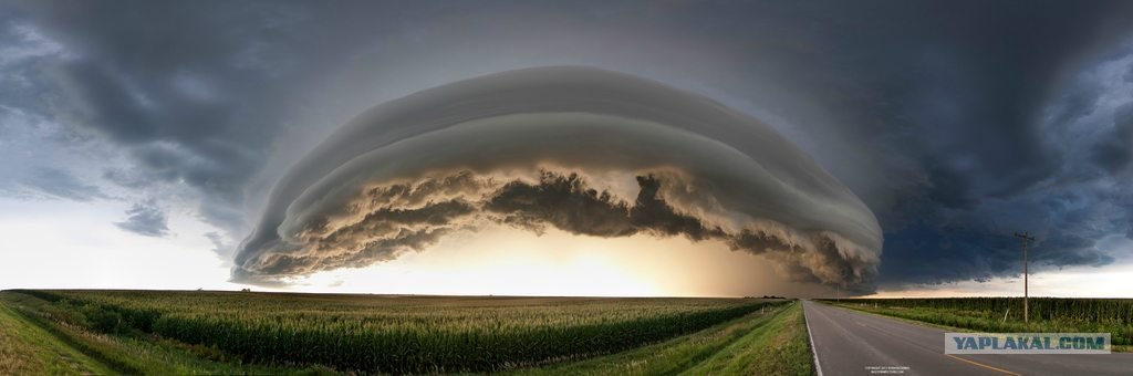 Непонятная туча в Небраске
